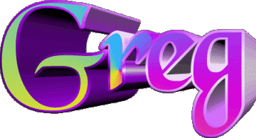 Greg G MASCULINE -  UK - USA - IRL - AUS - NZ First Names 