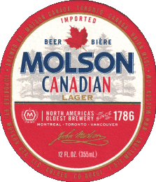 Molson Canada Beers Drinks 