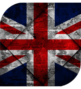 Square UK Europe Flags 