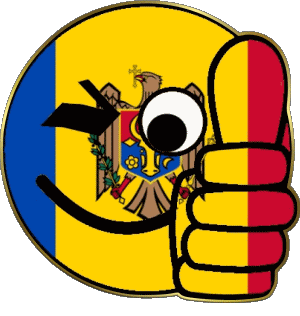 Smiley - OK Moldavia Europa Banderas 