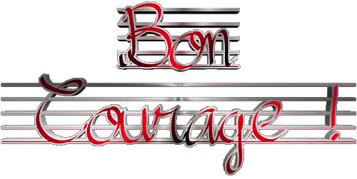 01 Bon Courage Francés Mensajes 