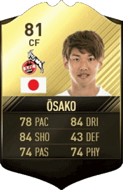 Yuya Osako Japan F I F A - Card Players Video Games Multi Media 