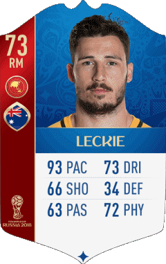 Mathew Leckie Australie F I F A - Joueurs Cartes Jeux Vidéo Multi Média 