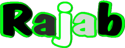 Rajab R MANN - Maghreb Muslim Vorname 