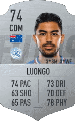 Massimo Luongo Australia F I F A - Giocatori carte Videogiochi Multimedia 