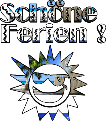 04 Fond Transparent Schöne Ferien Allemand Messages 