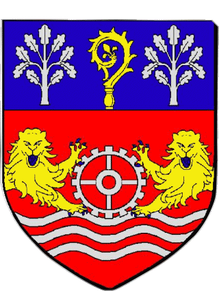 Blasone-Blasone SAINT ETIENNE DU ROUVRAY 76 Dipartimenti - Città Francia Bandiere 