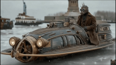 Epic Steampunk Vehicule A.I Mix Humor -  Fun 