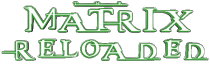 02 Reloaded Logotipo Inglés Matrix Películas Internacional Multimedia 