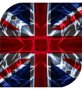 Quadrato UK Europa Bandiere 