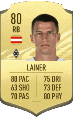 Stefan Lainer Autriche F I F A - Joueurs Cartes Jeux Vidéo Multi Média 