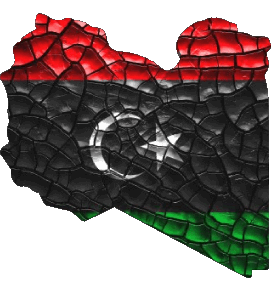 Map Libya Africa Flags 