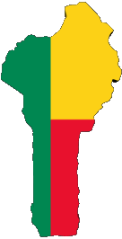Various Benin Africa Flags 