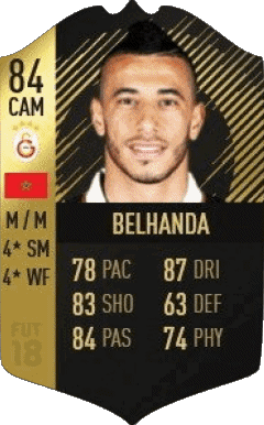 Younès Belhanda Marokko F I F A - Karten Spieler Videospiele Multimedia 