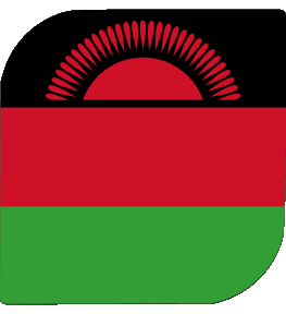 Plaza Malawi África Banderas 