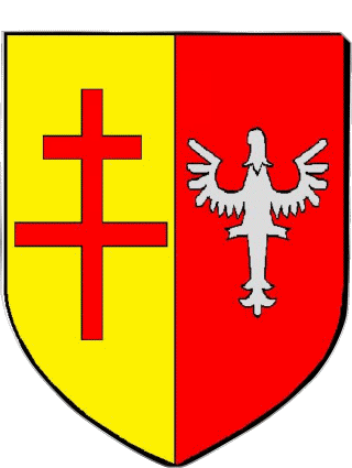 Blazon-Blazon SARREGUEMINES 57 Departments - Cities France Flags 