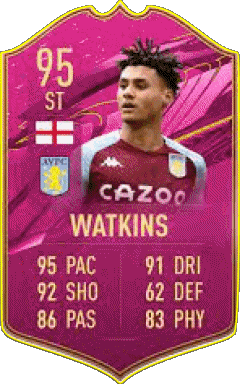Ollie Watkins Angleterre F I F A - Jugadores  cartas Vídeo Juegos Multimedia 