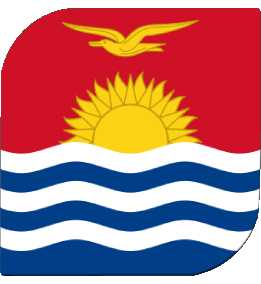 Square Kiribati Oceania Flags 