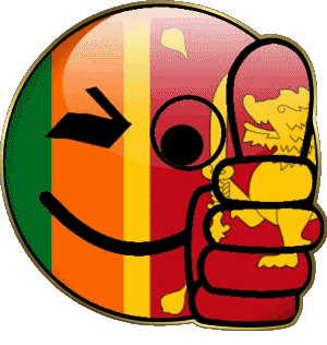 Smiley - OK Sri Lanka Asia Banderas 