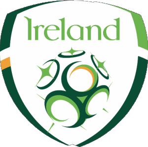 Logo-Logo Irlande Europe FootBall Equipes Nationales - Ligues - Fédération Sports 