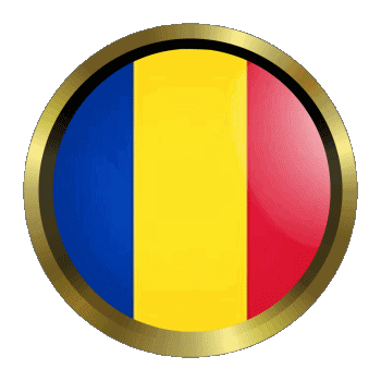 Round - Rings Romania Europe Flags 
