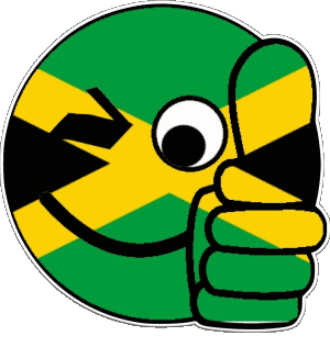 Smiley - OK Jamaika Amerika Fahnen 