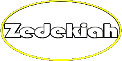 Zedekiah Z MASCULIN - UK - USA Prénoms 