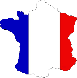 Carte National France Drapeaux 