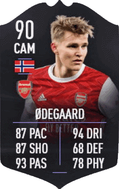 Martin Odegaard Norvegia F I F A - Giocatori carte Videogiochi Multimedia 