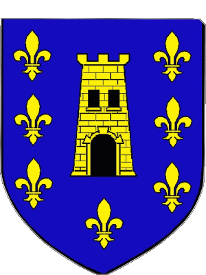 Blazon-Blazon CHAUNY 02 Departments - Cities France Flags 