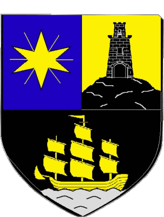 Wappen-Wappen ROCHEFORT 17 Abteilungen - Städte Frankreich Fahnen 