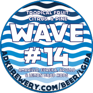 Wave #14-Wave #14 Adirondack USA Cervezas Bebidas 