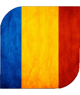 Quadrato Romania Europa Bandiere 