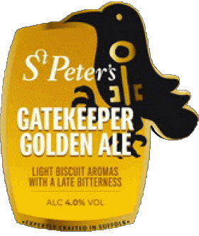 Gatekeeper golden ale-Gatekeeper golden ale St  Peter's Brewery UK Beers Drinks 