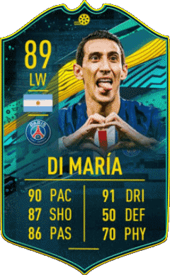 Angel Di Maria Argentine F I F A - Joueurs Cartes Jeux Vidéo Multi Média 