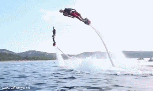 Fly-boarding Fun - Win Jet Ski Transports Humour - Fun 