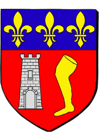 Blazon-Blazon CAUSSADE 82 Departments - Cities France Flags 