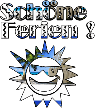 04 Sfondo trasparente Schöne Ferien Tedesco Messagi 