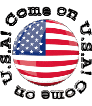 Map - Flag Come on U.S.A English Messages 