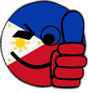 Smiley - OK Philippines Asie Drapeaux 
