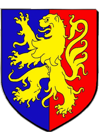 Wappen-Wappen BERNAY 27 Abteilungen - Städte Frankreich Fahnen 