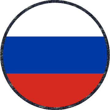 Rond Russie Europe Drapeaux 