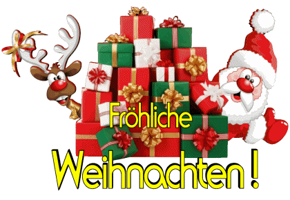 Serie 13 Fröhliche  Weihnachten Allemand Messages 