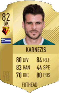 Orestis Karnezis Griechenland F I F A - Karten Spieler Videospiele Multimedia 