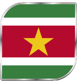 Platz Suriname Amerika Fahnen 