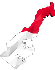 Map Monaco Europe Flags 