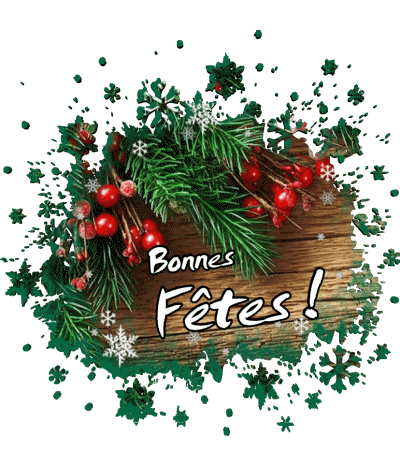Serie 14 Bonnes Fêtes (Noël) Français Messages 