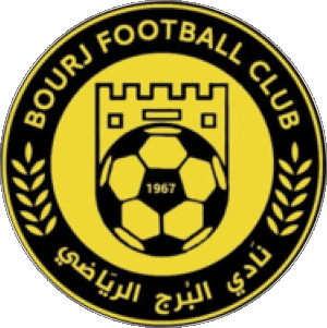 Al-Bourj FC Libano Cacio Club Asia Logo Sportivo 