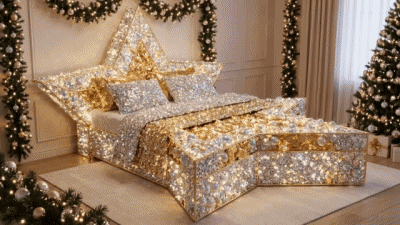 “A letto” (Natale) A.I Miscela Umorismo -  Fun 