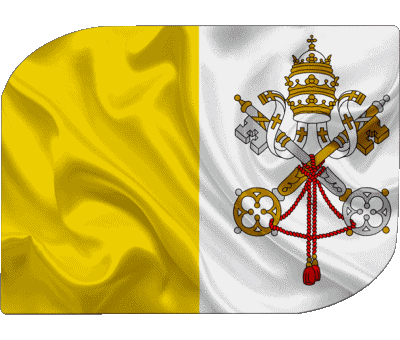 Rettangolo Vaticano Europa Bandiere 